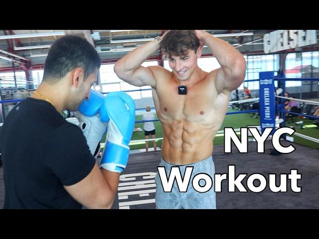 Epic NYC Gym Workout! & Abs Punching Challenge