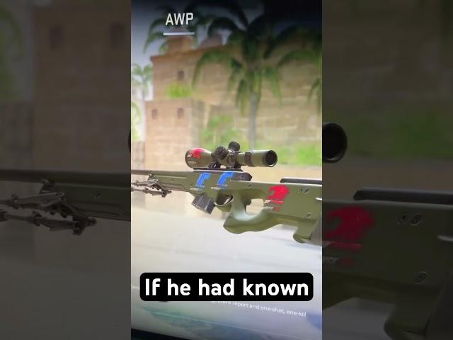 Worst choice in the world #cs2 #csgoclips #csgostickers #counterstrike