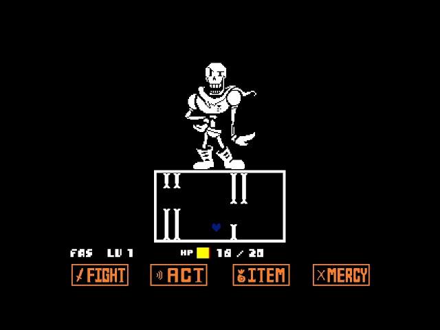 Undertale - Papyrus Boss Fight