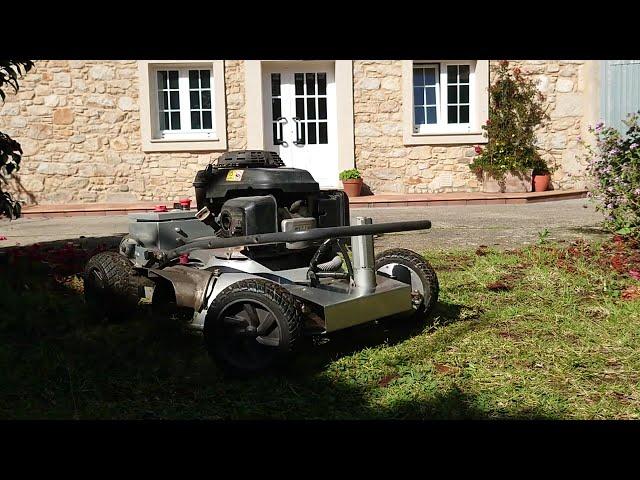 Cortacésped Radio control. RC lawn mower