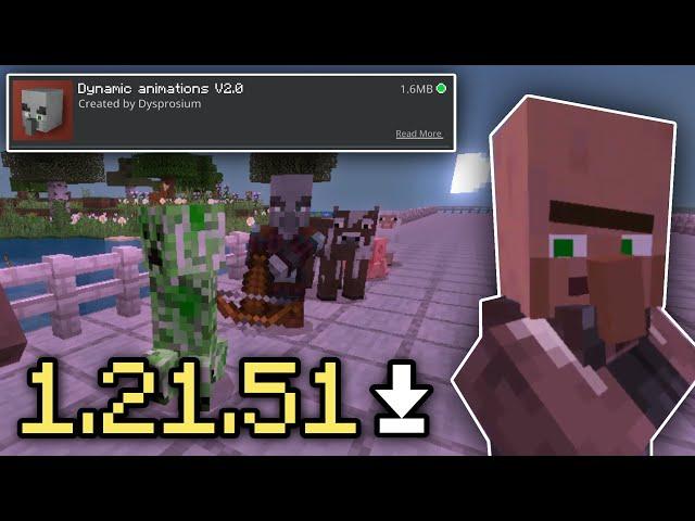 Dynamic Animations 1.21.51 MCPE Download & Showcase - Minecraft Bedrock Edition