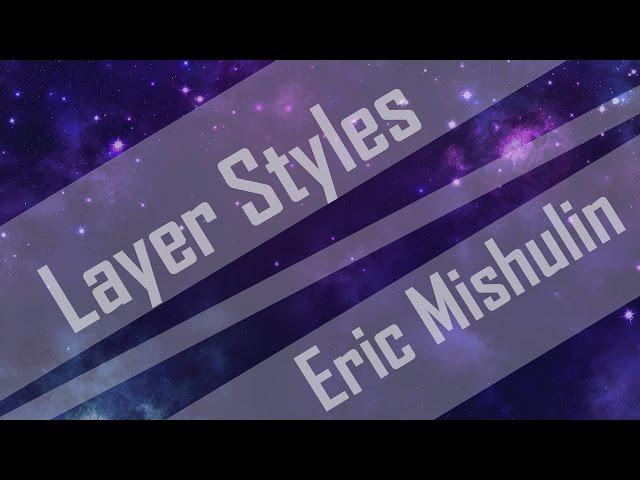 [Adobe Photoshop CC] Layer Styles