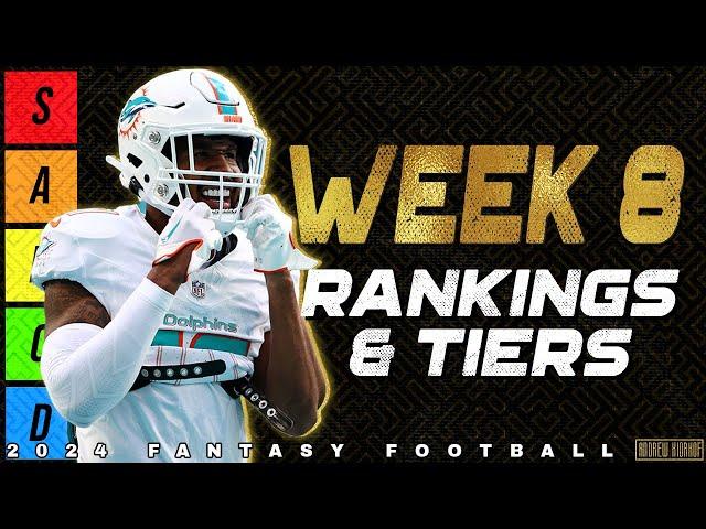 Week 8 Wide Receiver Rankings - 2024 Fantasy Football