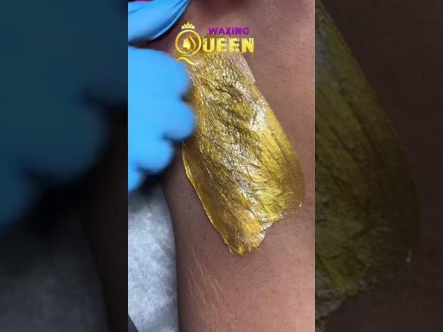 First-Time Underarm Waxing with Golden Allure Hard Wax | Waxing Queen Adventures