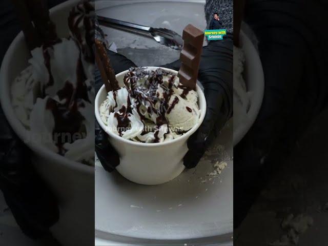 Ice Crem Roll|Ice Cream Rolls asmr|Journey with Srinivas