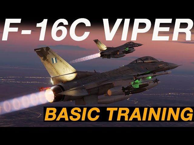 DCS F-16C Viper | Basic Training for Beginners!