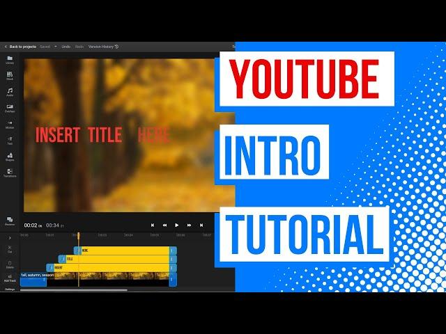 How To Make an Intro For YouTube Videos Free in Flixier