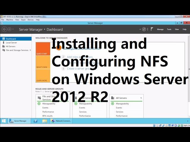 25. Installing and Configuring NFS on Windows Server 2012 R2