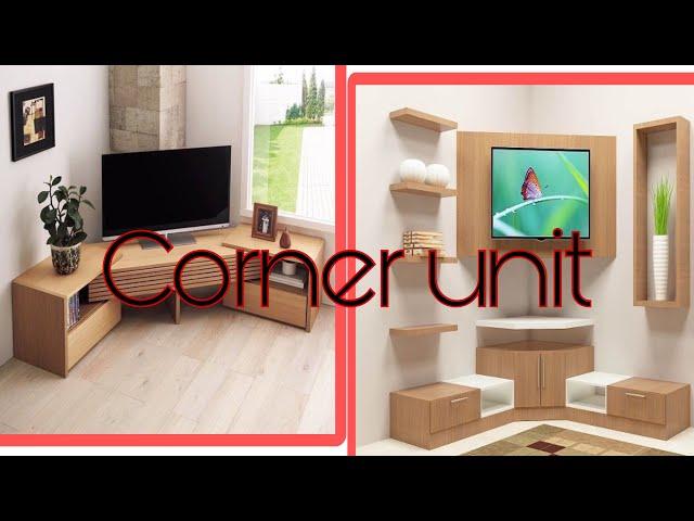 50 Latest Corner TV unit Designs With Pictures In 2023 | Unique DIY TV Stands Ideas