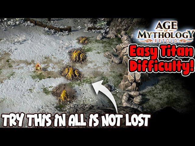 Age of Mythology: Retold – All Is Not Lost - Easy Gold Trick | Fall of the Trident Campaign [Titan]