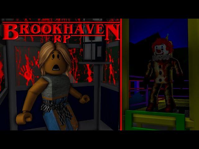 IL EST MINUIT... les CLOWNS APPROCHENT  SUR BROOKHAVEN  RP ! Roblox horror movie