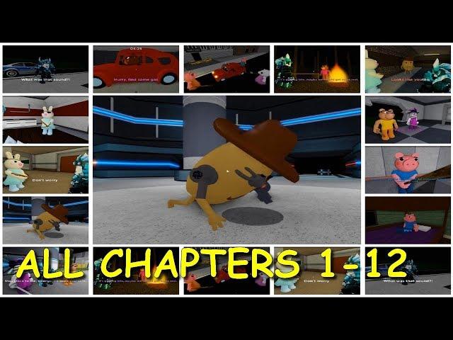 SOLO MODE | ROBLOX PIGGY  ALL Chapters 1-12 + Distorted memory