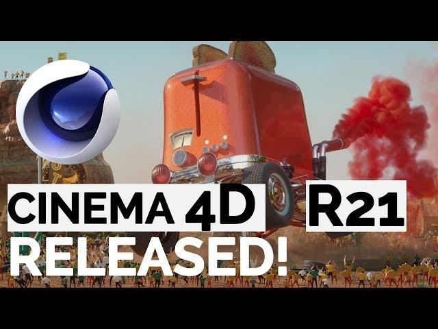 CINEMA4D R21 Is Now Available! & WALKTHROUGH [BASIC]