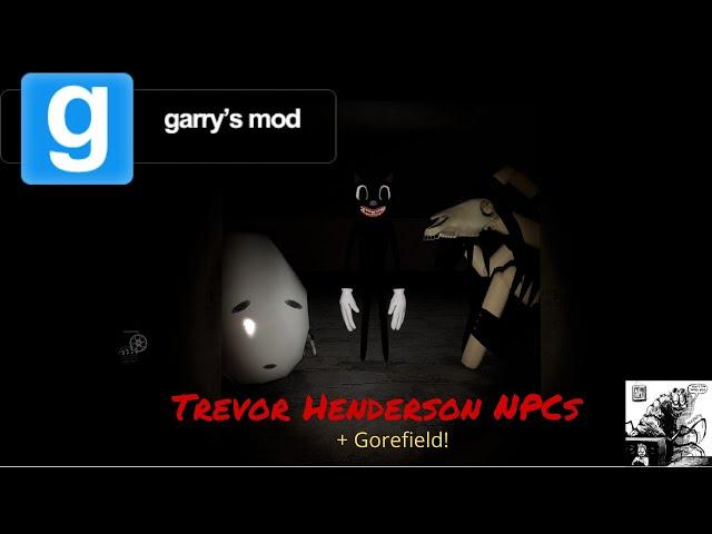 Gmod Mod Reviews: Trevor Henderson NPC's + Gorefield NPC!