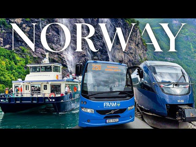 3 DAYS Thru NORWAY by Boat, Bus, & Train!   