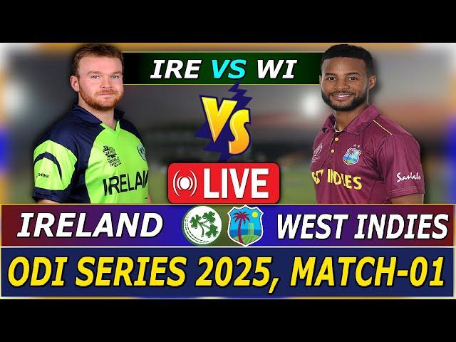 Live : West Indies vs Ireland | IRE vs WI Live Cricket Match Today | WI VS IRE Live Scores Update