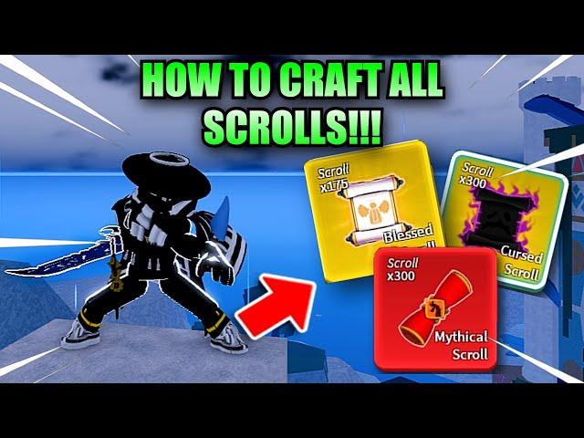 [Blox Fruits] How To Craft ALL Scrolls + Materials Locations (Full Guide)