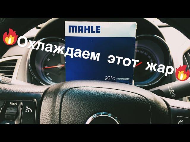 Установка холодного термостата на Opel Astra J.