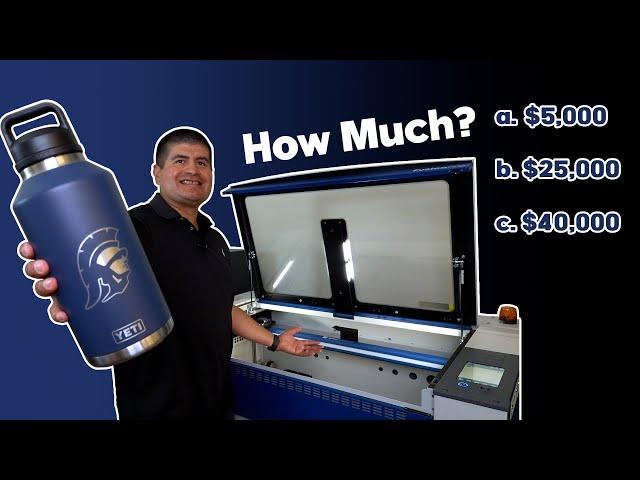 How much did we spend on our new Laser Machine?