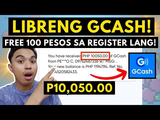 KUMITA NG P10,050.00 SA GCASH! FREE 100 PESOS GCASH SA PAG-REGISTER LANG! GCASH EARNING APP 2025