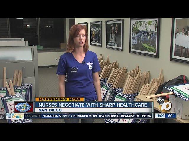 Nurses negotiate with Sharp Healthcare