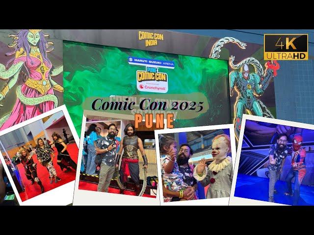 Comic Con Pune 2025 Tour | 4K GoPro | Gaming | Cosplay | Merch Shopping | Comics | Comic Con India