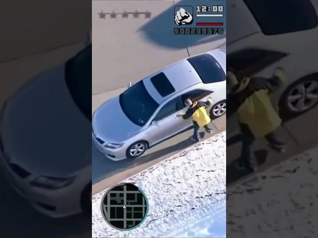 شخص يلعب جراند في الحياة الواقعية  #shorts