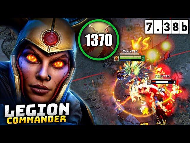 +1370 Attack Damage Legion Commander 46Kills One Shot Duel 7.38b | Dota 2