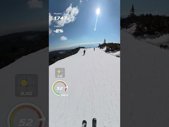 Skiing is fun  #tatramountains #tatra #slovakia #strebskepleso #ski #skiing #djiaction5pro #dji