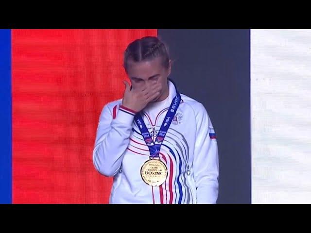 ВЫРУБИЛИ ГИМН России: Чумгалакова — чемпион Европы по боксу