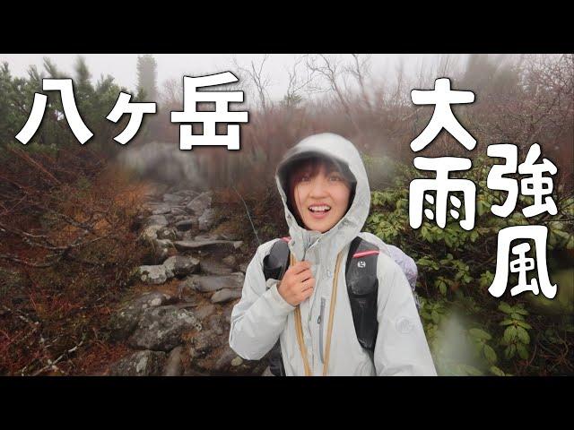 雨の登山【北八ヶ岳】蓼科山️穴場の絶景ポイント