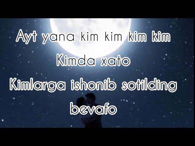 Mango guruhi -Kim ayibdor (qo'shiq matni (текст песни )