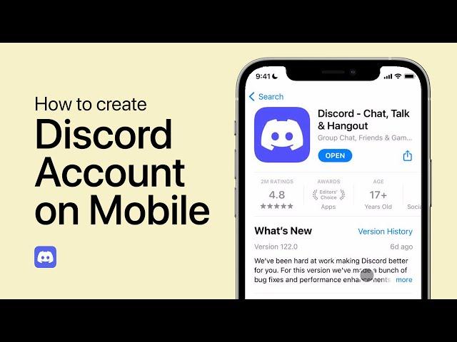 How To Create Discord Account on Mobile - Tutorial