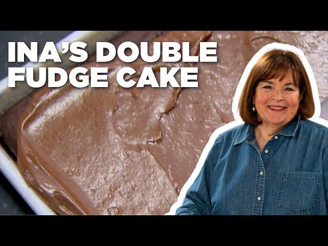 Ina Garten's Double Fudge Cake with Chocolate Buttercream | Barefoot Contessa | Food Network