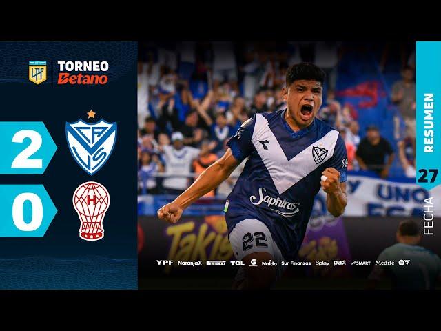 VÉLEZ 2 - 0 HURACÁN I Resumen del partido | #TorneoBetano 2024