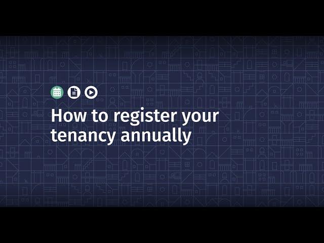 A guide for completing your Annual Registration