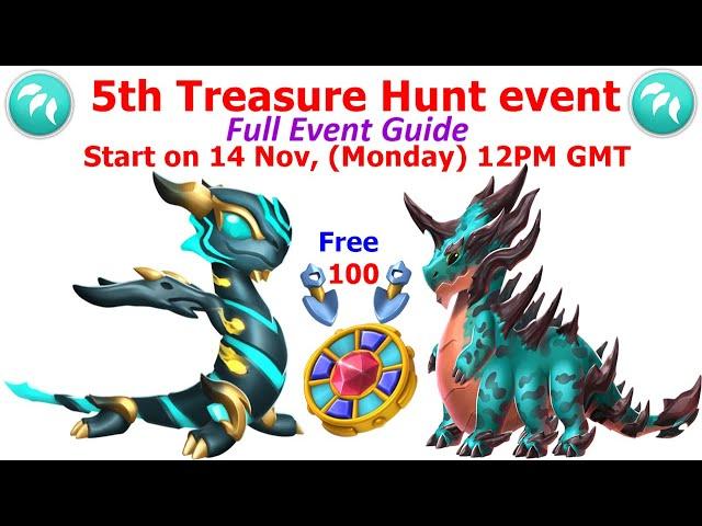 5th Treasure Hunt event Guide-Dragon Mania Legends | Blue Seraph and Magnus Horn Dragon | DML