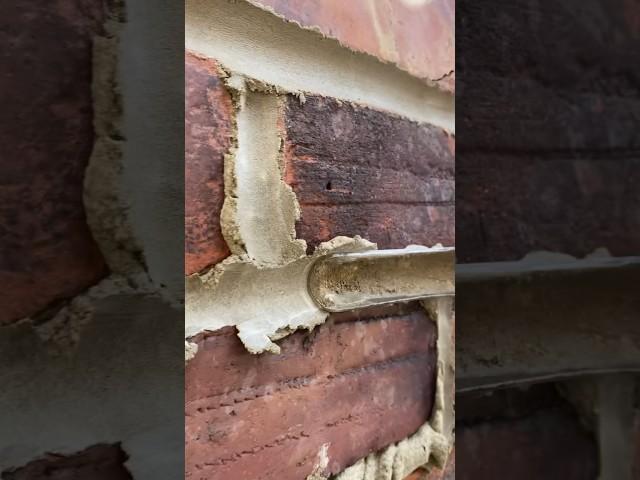How to tips repointing brickwork  #bricklaying