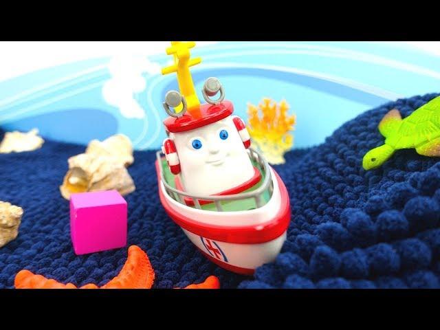 Видео для детей. Спасаем кораблик Элаяс. Морские приключения