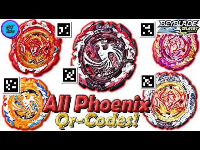 All PHOENIX Qr-Codes | Все Qr-Коды Phoenix - Beyblade Burst Surge