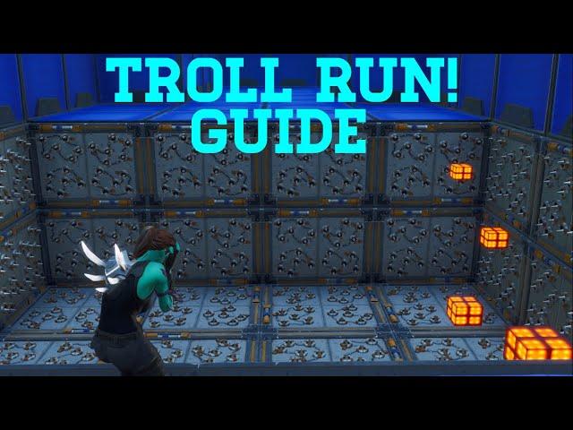 How To Complete Troll Run By Frank8256 (All Levels 1-16) | Fortnite Creative Guide