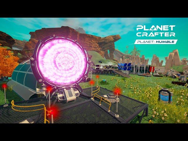 Opening Portals For Better Resources ~ Planet Crafter "Humble DLC"