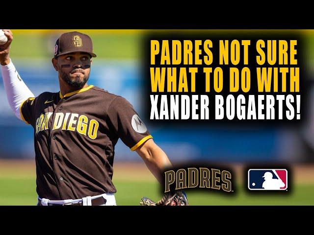 SAN DIEGO PADRES WILL NOT COMMIT TO XANDER BOGAERTS AT SHORTOP. WHO SHOULD THEY PUT THERE?