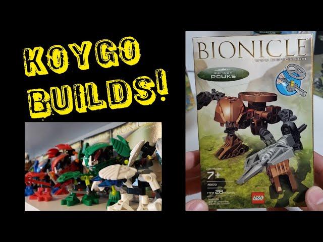 Koygo Builds!  Lego Bionicle Rahaga Pouks 4869