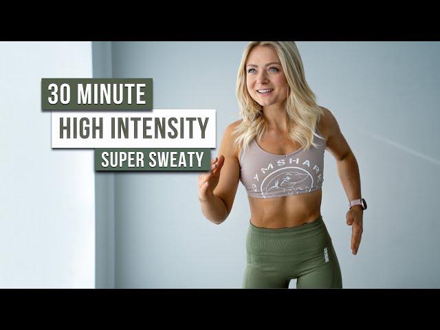 Day 8 - 30 MIN MILITARY MONDAY - HIIT WORKOUT - Super Sweaty, Full Body, No Equipment, No Repeat