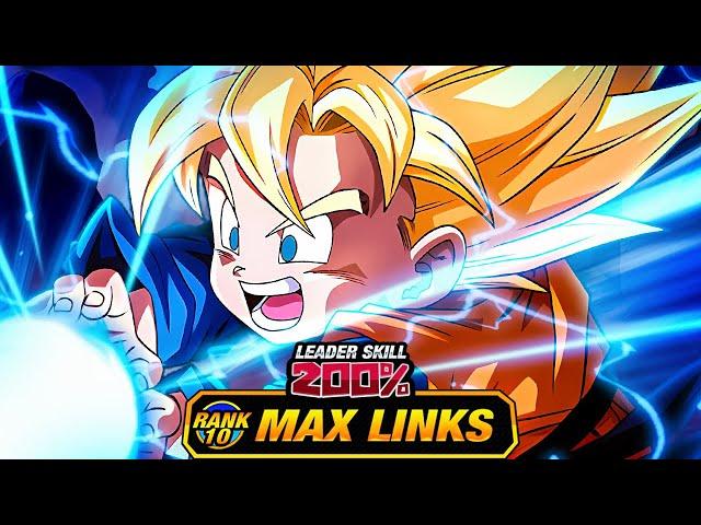 GOOD SUB EZA!!! LEVEL 10 LINKS 100% EZA TEQ SSJ GOTEN!! (DBZ: Dokkan Battle)