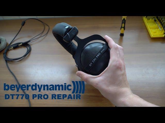 Beyerdynamic DT770 PRO Headphone Cable Repair!