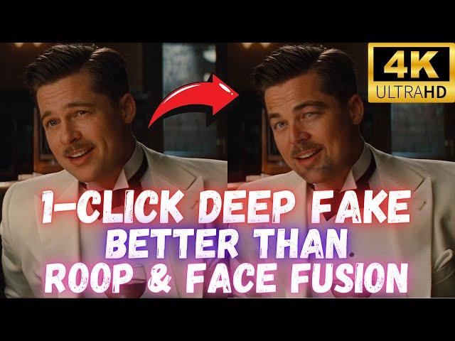 Mind-Blowing Deepfake Tutorial: Turn Anyone into Your Fav Movie Star! Better than Roop & Face Fusion