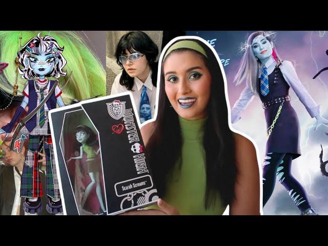 restyling the characters in monster high 🪦️ (+ scarah screams giveaway)