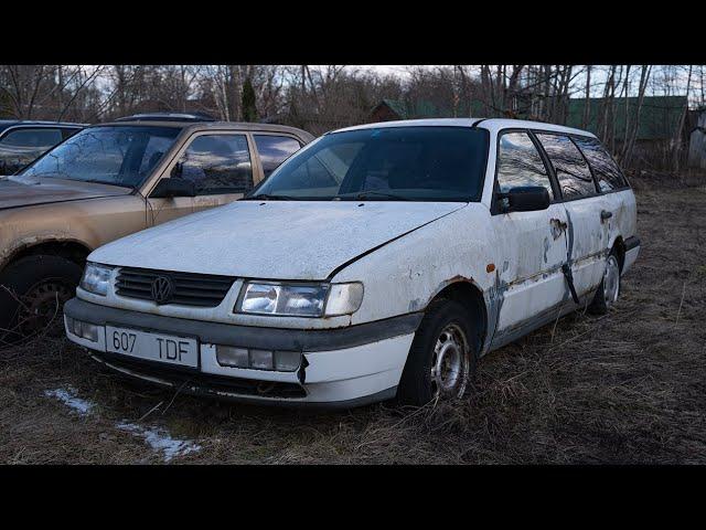 Starting Volkswagen Passat B4 After 8 Years + Test Drive